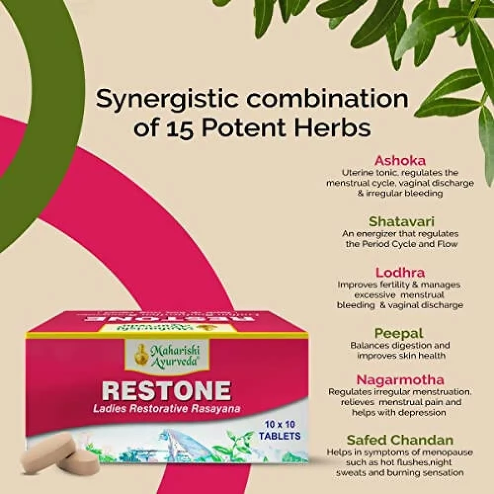 Maharishi Ayurveda Restone Tablets, 100 Tablets-2.webp